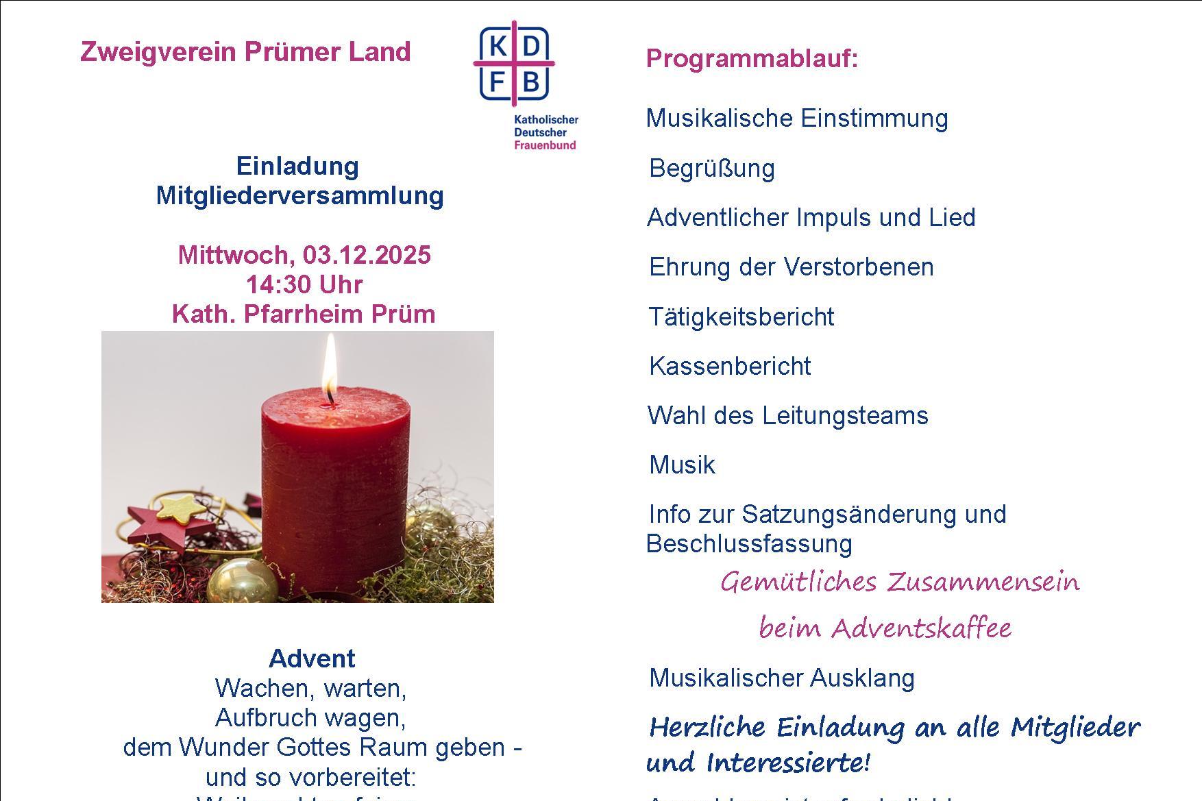 2025-Frauenbund Mitgliederversammlung