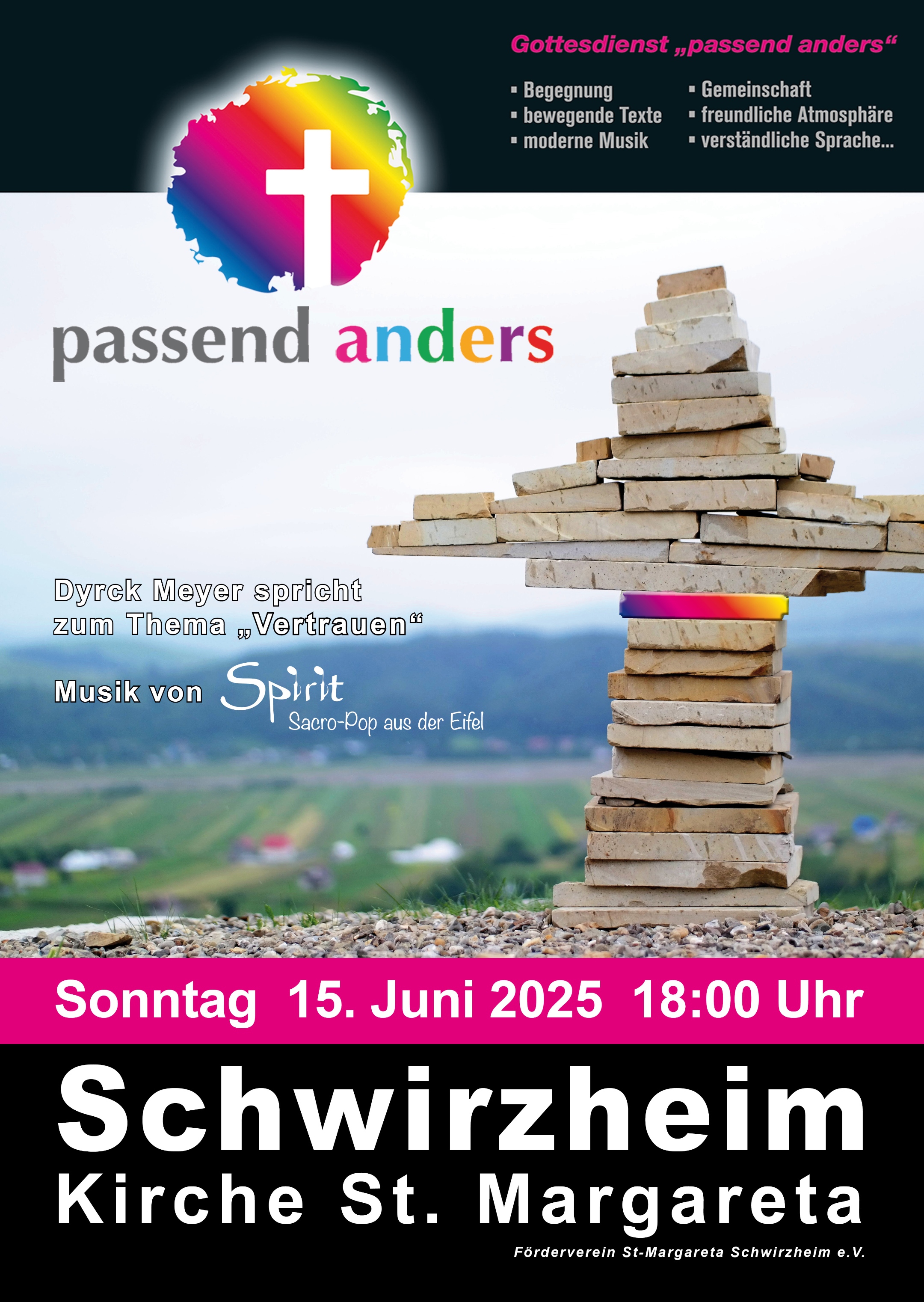 Plakat Passend anders 15.6.25