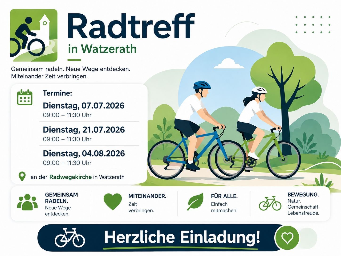 2026-08-04 Termine Radtreff Watzerath