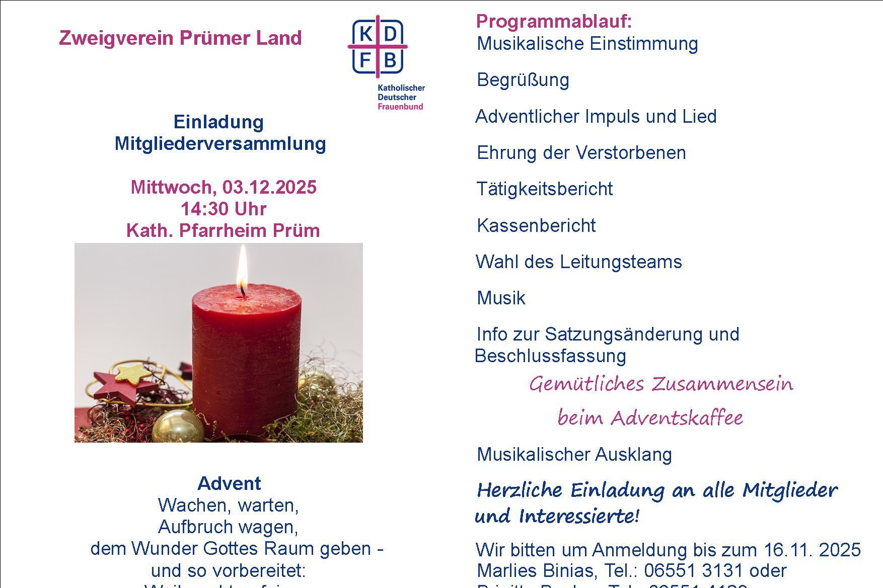 Internet-FlyerFrauenbund Marlies Binias 30.10.25