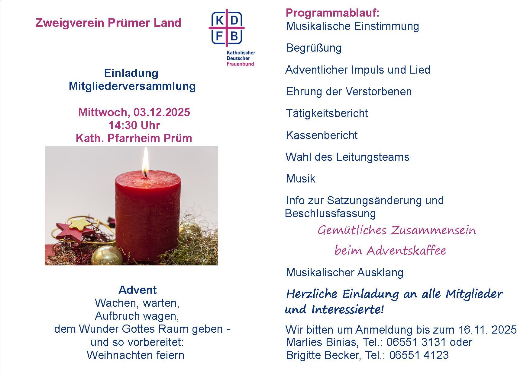Internet-FlyerFrauenbund Marlies Binias 30.10.25