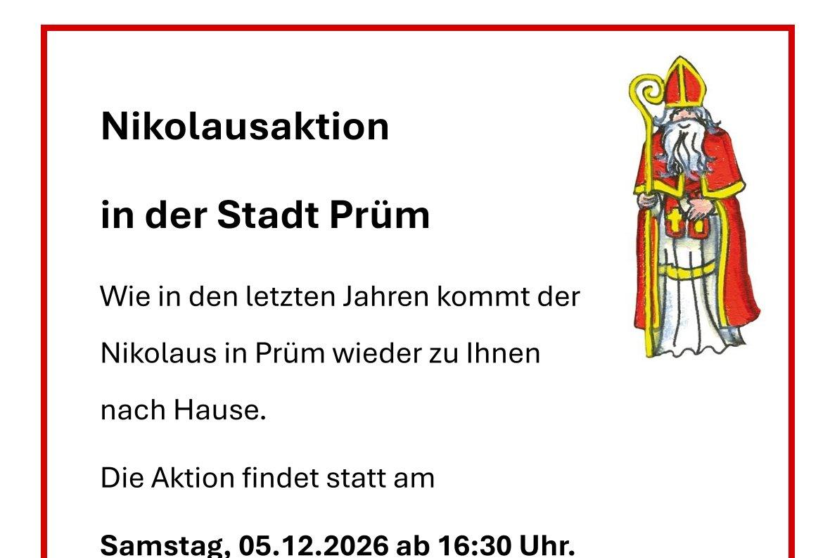 Nikolausaktion 2026 Prüm