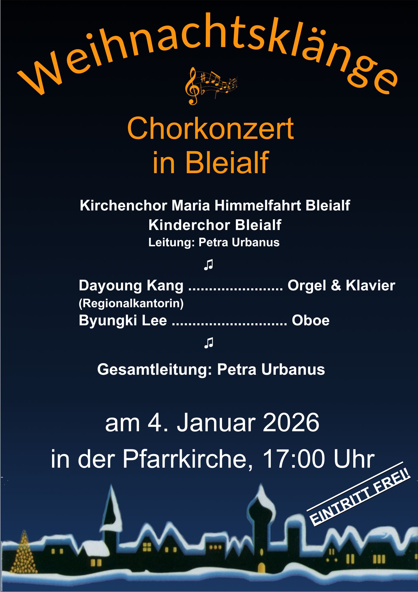 Kirchenchor Maria Himmelfahrt Bleialf und Kinderchor Bleialf - Leitung: Petra Urbanus