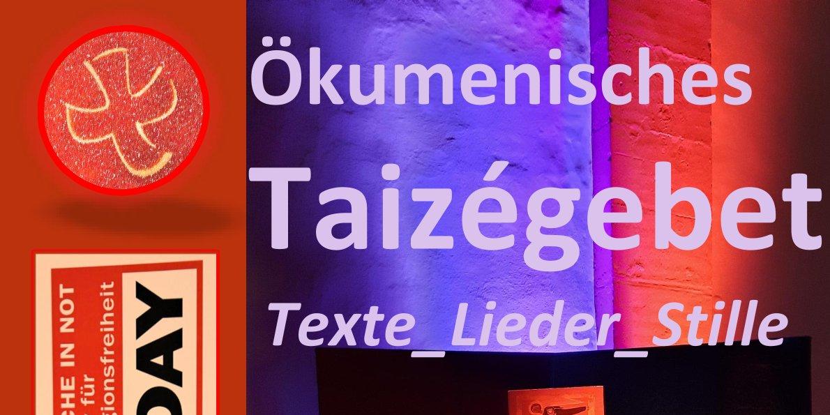 taizégebet nov 26 red wednesday